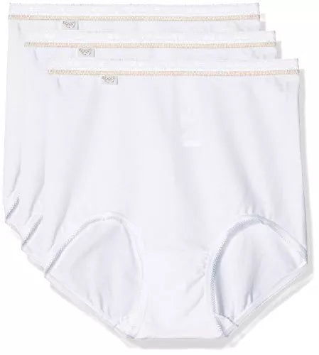 Sloggi 38(M) dydžio baltos spalvos moteriškos kelnaitės Basic Gold Maxi C3P