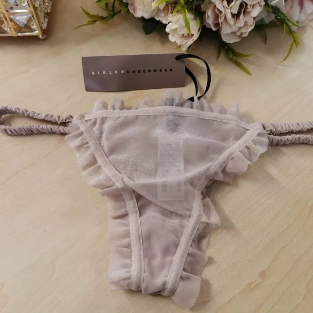 Sisley Underwear XS(34) dydžio pudros spalvos stringai  14118