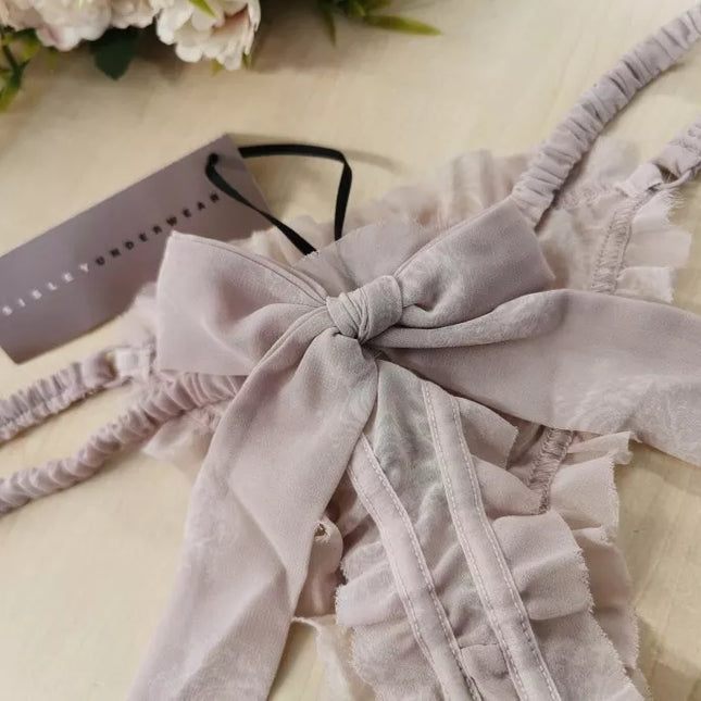 Sisley Underwear XS(34) dydžio pudros spalvos stringai  14118