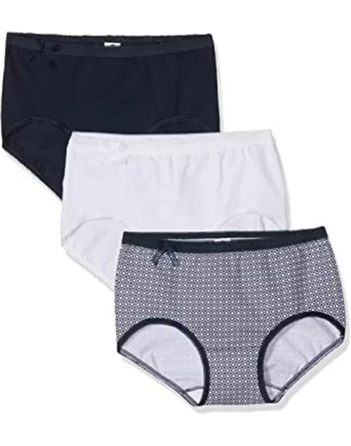 Sloggi 48(XXXXL) dydžio baltos spalvos moteriškos kelnaitės Basic H Gift Box Maxi C3P