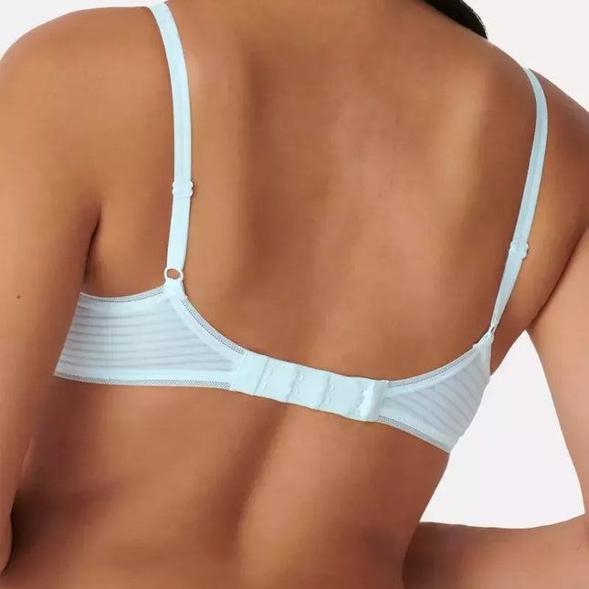 Sloggi XS dydžio žydros spalvos dryžuota liemenėlė Ever Fresh Plus HP