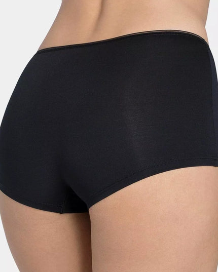 Sloggi 40(L) dydžio juodos spalvos šortukai Feel Sensational H Short 02