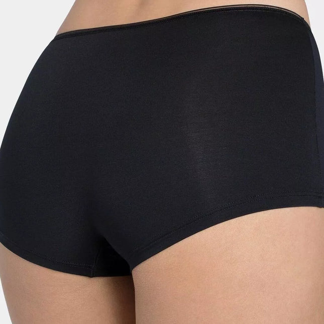 Sloggi 40(L) dydžio juodos spalvos šortukai Feel Sensational H Short 02