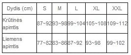 Doreanse mot. juodas triko 12443