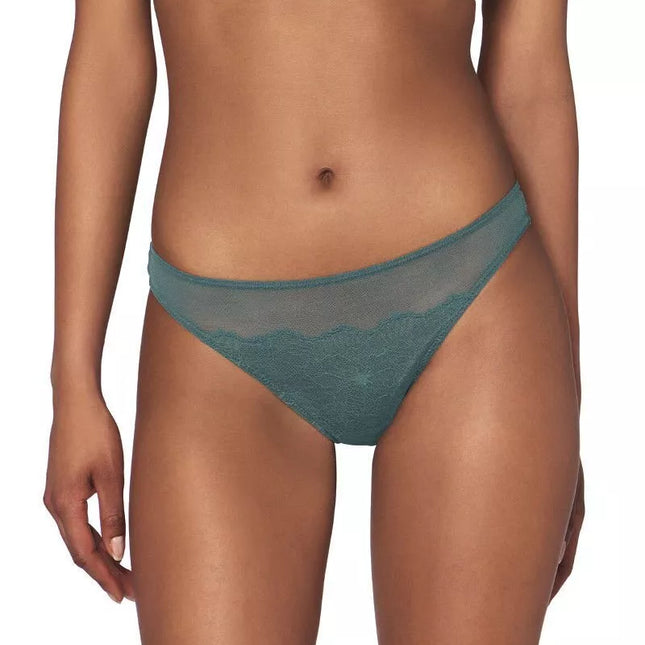 Triumph 44 46 dydžio žalsvos spalvos stringai  Lace Spotlight String