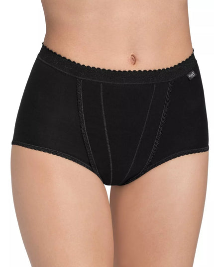 Sloggi 44(XXL) dydžio juodos spalvos kelnaitės Control Maxi