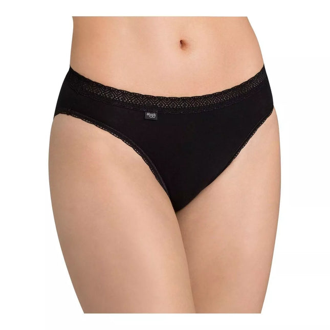 Sloggi 40(L)  dydžio juodos spalvos kelnaitės Evernew Lace H Tai C2P