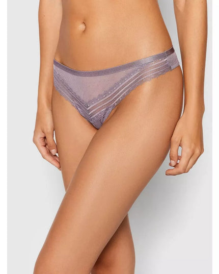 Triumph S(36) alyvinės spalvos perregimos kelnaitės  Tempting Tulle String