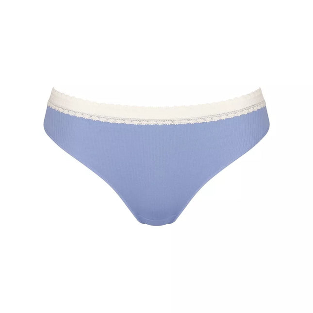Sloggi S dydžio žydros spalvos kelnaitės GO Ribbed H Bralette