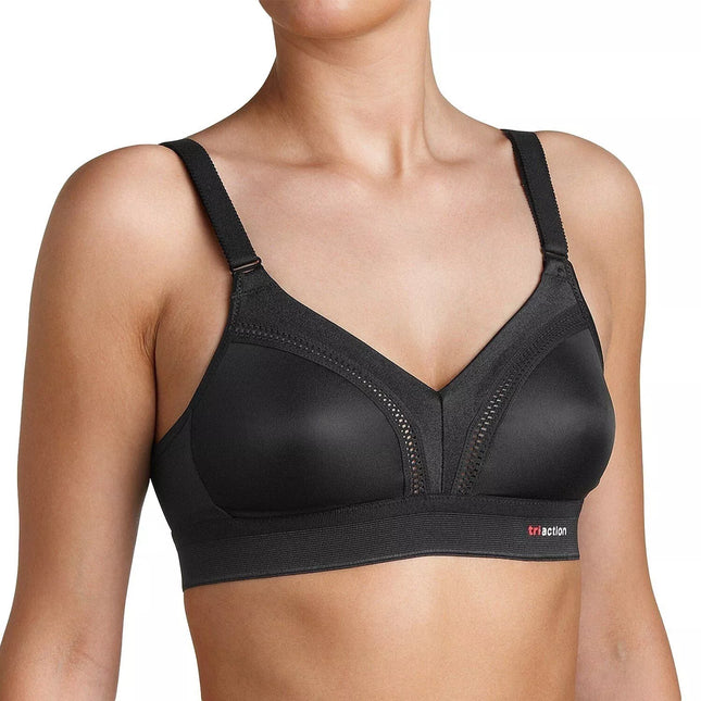 Triumph 70G 75G dydžio juodos spalvos sportinė  liemenėlė Triaction Workout N