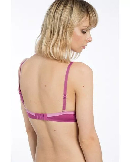Sloggi 70A dydžio tamsiai violetinės spalvos push-up liemenėlė Wow Breeze WHU