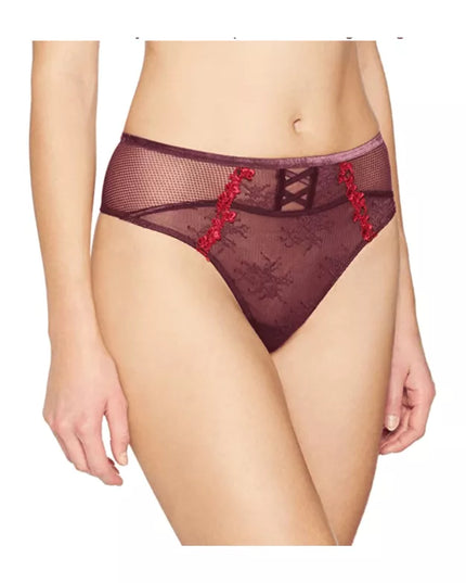 Triumph 44(XXL) 46(XXXL) dydžio bordo spalvos stringai Beauty-Full Lace-Up