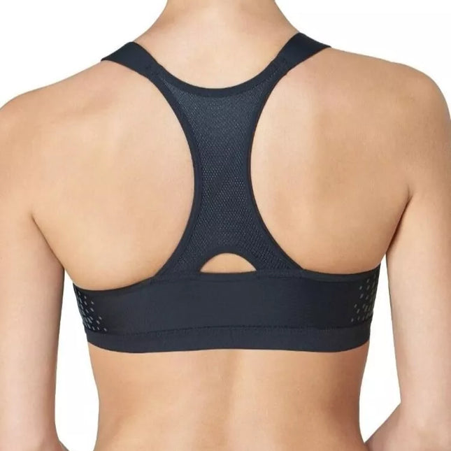 Triumph 80C 75B dydžio juodos spalvos sportinė  liemenėlė su užtrauktuku  Triaction Zip Lite F