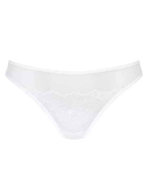 Triumph 44(XXL) dydžio baltos spalvos stringai  Lace Spotlight String