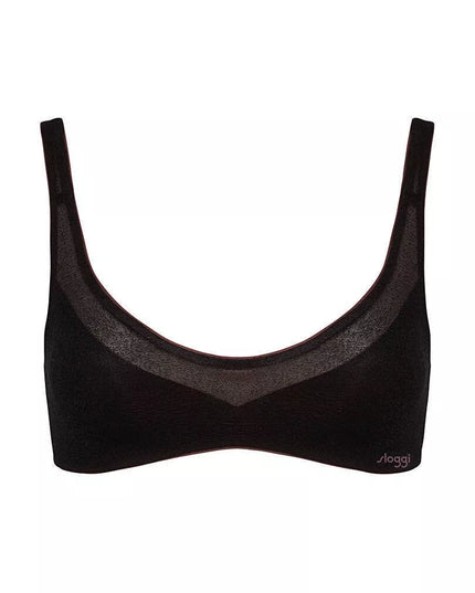 Triumph M(38) L(40) S(36) XS(34) juodos spalvos sportinė  liemenėlė OXYGENE Infinite Soft Bra