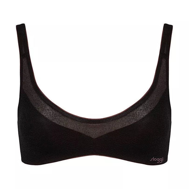Triumph M(38) L(40) S(36) XS(34) juodos spalvos sportinė  liemenėlė OXYGENE Infinite Soft Bra