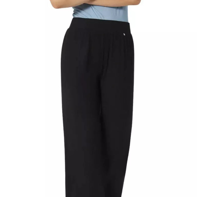 Triumph 36(S) dydžio moteriškos juoodos spalvos pižaminės kelnės Climate Control Cropped Trousers