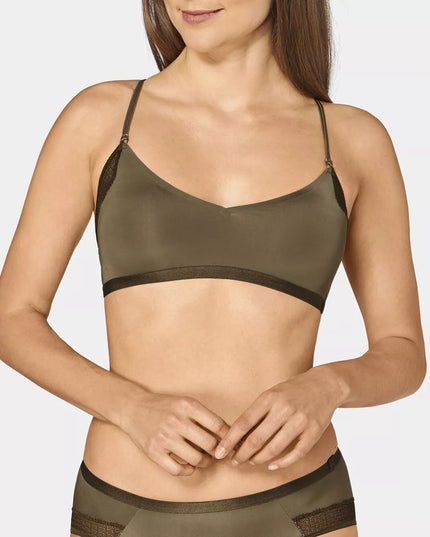 Sloggi 40(L)  dydžio chaki spalvos sportinė  liemenėlė S Silhouette Top