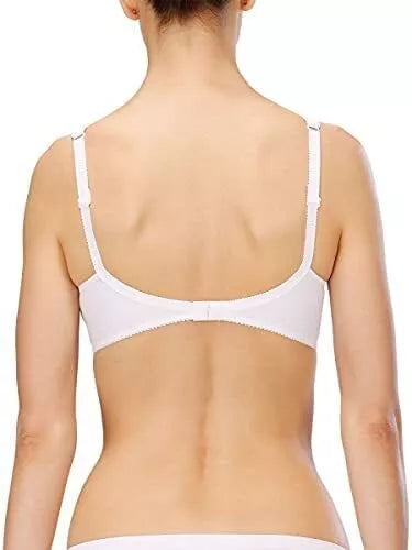 Naturana 75D 85D 80B dydžio baltos spalvos medvilninė liemenėlė 5127