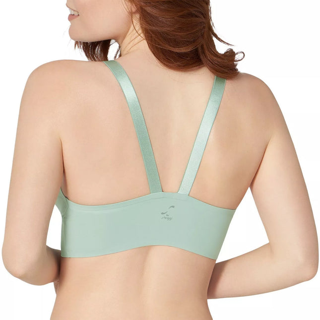 Sloggi S (36) L(40) dydžio mėtų spalvos sportinė liemenėlė  S Substance Bralette