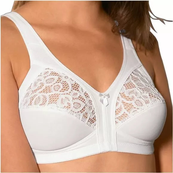 Naturana 75C dydžio baltos spalvos liemenėlė 5046