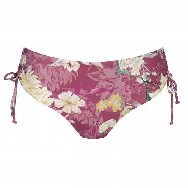 Triumph 38(M) dydžio rožinės gėlėtos maudymosi kelnaitės Botanical Leaf Midi