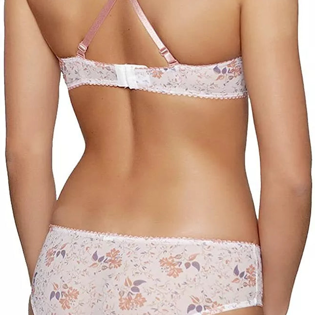 BeeDees  70D dydžio šviesi marginta gėlių raštais push-up liemenėlė Happy Heart 35 WDUM