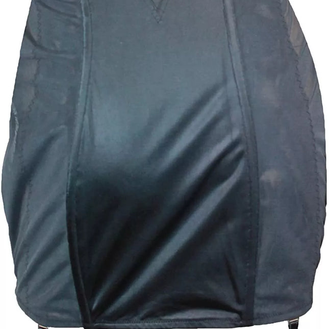 Triumph 44(XXL) dydžio juodos spalvos formuojantis liekninantis apatinis sijonas su prisegamais kojinių dirželiais   Vintage Satin Skirt