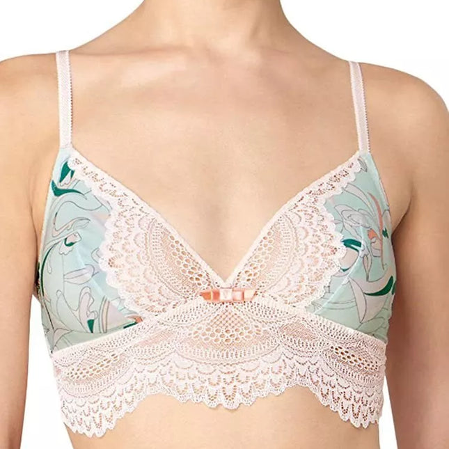 Triumph S(36) dydžio šviesi gėlėta braletė  Groovy Spotlight N