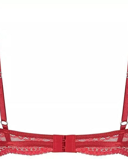 Hunkemoller 70C dydžio raudonos spalvos liemenėlė 184807005 Tango Red