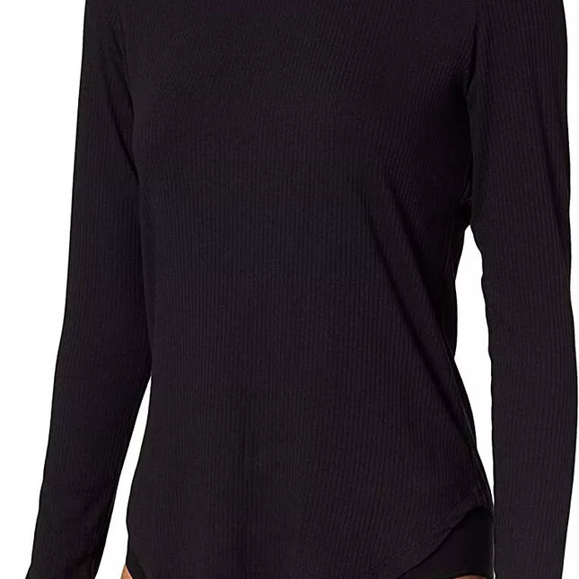 Triumph 42(XL) 38(M) 40(L) dydžio juodos spalvos miego/namų palaidinė Climate Control LSL Top Turtle Neck