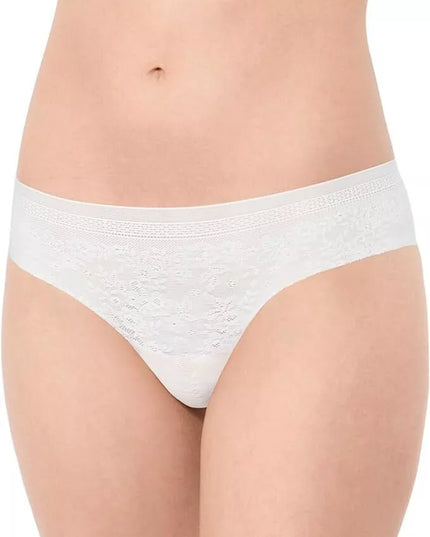 Sloggi XS(34) dydžio baltos spalvos minkštos gifiūrinės kelnaitės Zero Lace Hipstring