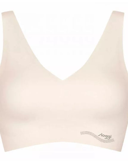 Sloggi M(38) dydžio rausvos spalvos laisvalaikio liemenėlė ZERO Feel Natural Top