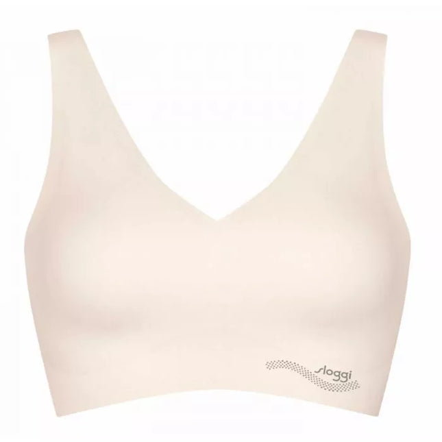 Sloggi M(38) dydžio rausvos spalvos laisvalaikio liemenėlė ZERO Feel Natural Top