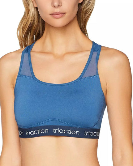Triumph S ir  L dydžio melsva  sportinė  liemenėlė Triaction Sports Top P