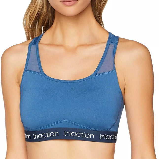 Triumph S ir  L dydžio melsva  sportinė  liemenėlė Triaction Sports Top P