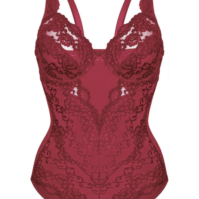 Sassa 80C dydžio rubino spalvos neriniuotas koreguojantis  triko Sassa 904