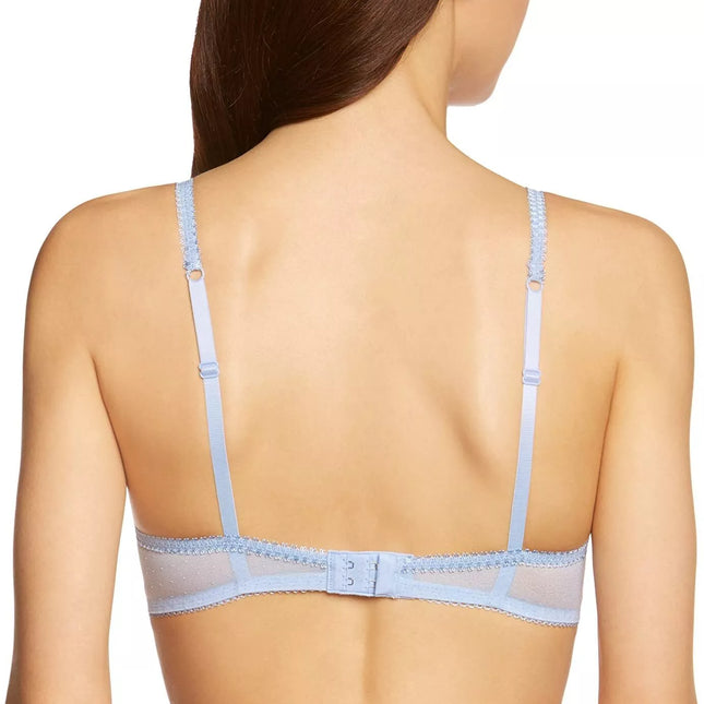 Triumph 80A 85A žydros spalvos push-up liemenėlė dirndl basic whu