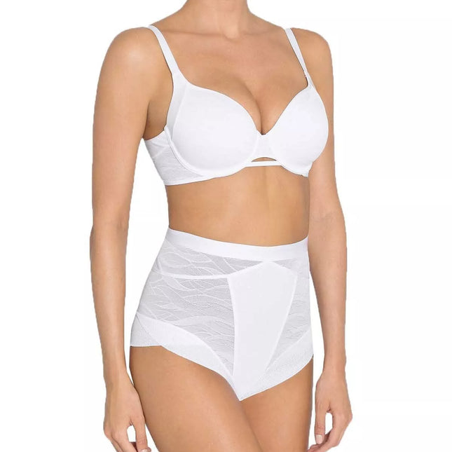 Triumph 38(M) 40(L) dydžio baltos spalvos prailgintos kelnaitės Airy Sensation Highwaist Panty