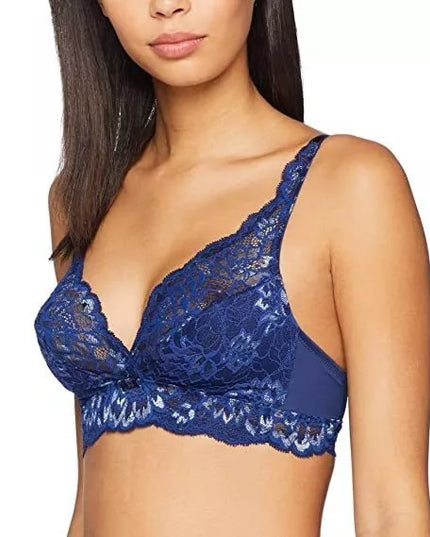 Triumph 80B dydžio mėlyna gėlėta  soft liemenėlė Amourette Charm N