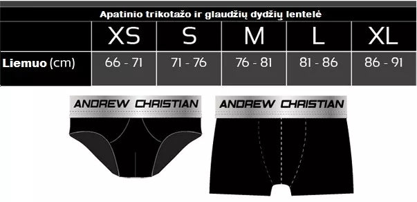 Andrew Christian Vibe Sports &amp; Workout Tagless prailginti šortukai