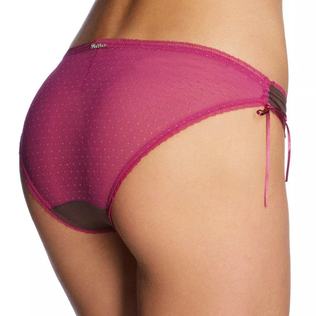 BeeDees 40(L)  dydžio rudos ir violetinės spalvos kelnaitės BeeDees DP Special Hipster