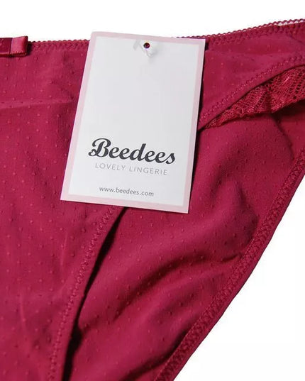 BeeDees 40(L) 42(XL) 36(S) 38(M) dydžio bordo spalvos kelnaitės BeeSweet IA 2170 Mini