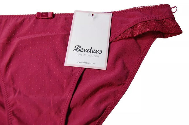 BeeDees 40(L) 42(XL) 36(S) 38(M) dydžio bordo spalvos kelnaitės BeeSweet IA 2170 Mini