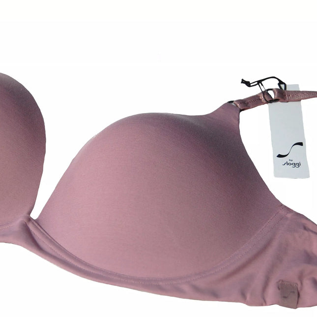 Sloggi 85A dydžio kakavos spalvos push-up liemenėlė S Serenity PU