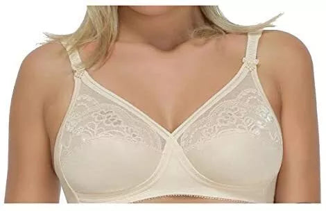 Triumph  75B 80B 85B 95B kūno spalvos  su medvilnė liemenėlė Elasti Cross Lace N