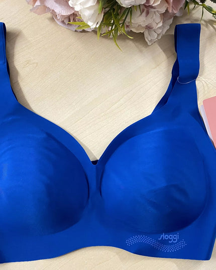 Sloggi XS dydžio sportinė mėlynos spalvos  liemenėlė ZERO Feel Bralette