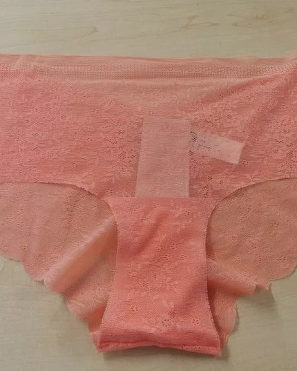 Sloggi  XS / S / L dydžio koralo spalvos minkštos gifiūrinės kelnaitės Zero Lace Short