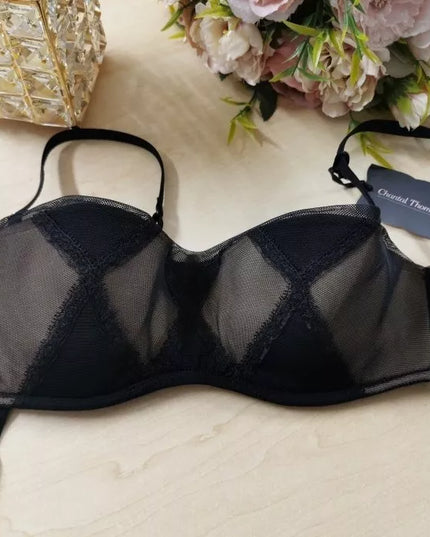 Chantal Thomass 70C 80B dydžio juoda push-up liemenėlė 0692 NOIR