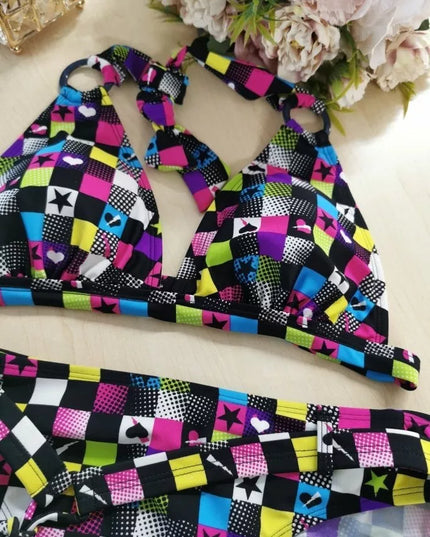 South Coast 38(M) dydžio dviejų dalių  margas maudymosi kostiumėlis Finest Premium